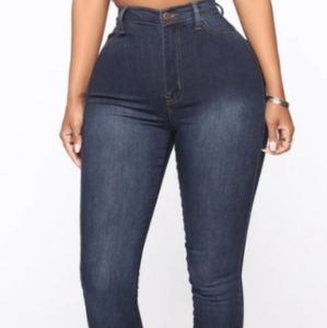 Fashion Nova 1X Classic High Waist Skinny …
